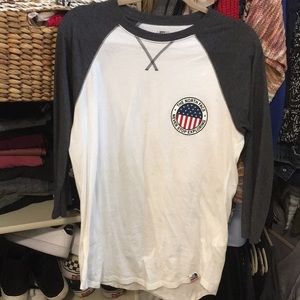 North face baseball tee